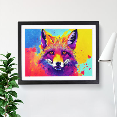 Fox Splashed Vol.4 Abstract - Single Picture Frame Print