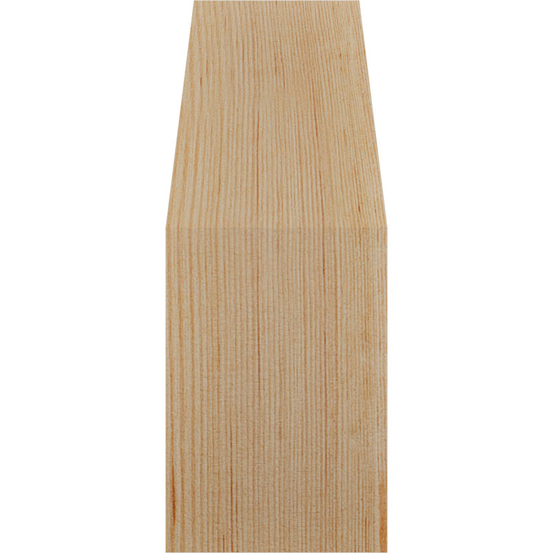 Attelle impériale du genou, Sapin de Douglas, Lisse, H 10 po x l 3,5 po x P 6 po