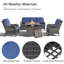 Artidiello Outdoor Seating Group with Cushions-359317995