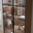 Piraveen Display Cabinet with Glass Doors and LED Lights-447915850