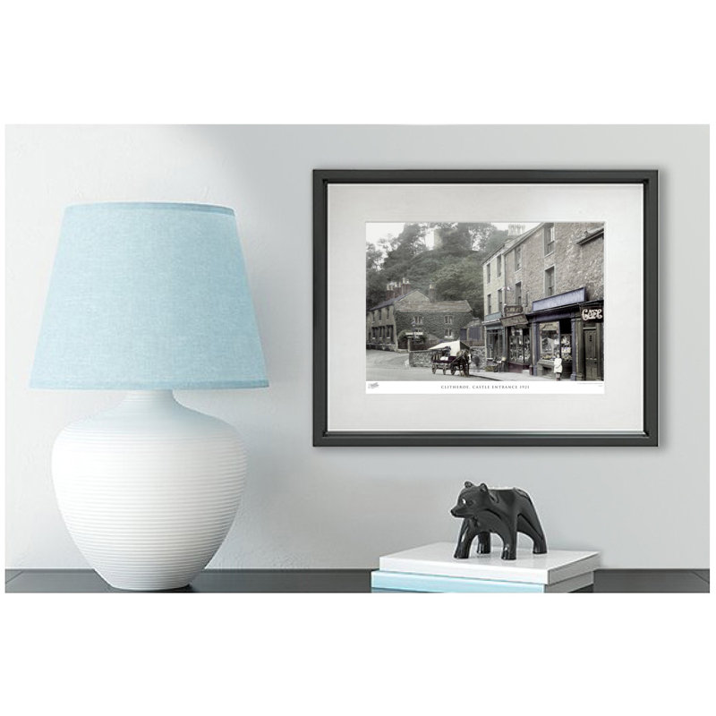 Clitheroe, Castle Entrance 1921 - Single Picture Frame Print, 40cm H x 50cm W x 2.3cm D