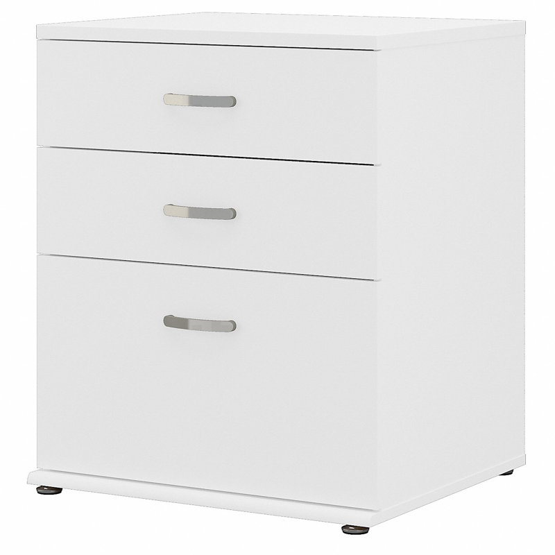 Organisateur 30 po avec tiroirs, Blanc