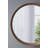 31.5" Round Pine Wood Mirror