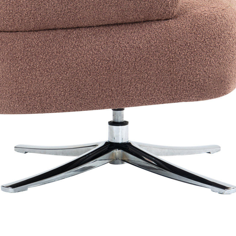 Canapé pivotant Cuddle-Style, convenant aux balcons, aux bureaux et aux salons, rouge, Rouge, Argent
