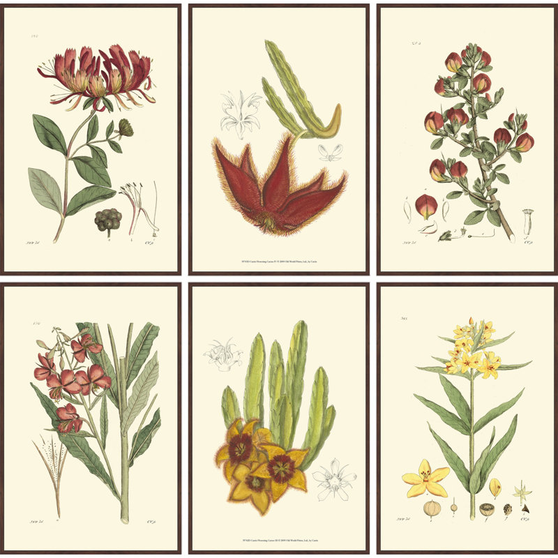 «Autumn Blooms», toile encadrée 6 pièces, H 45 po x l 30 po x L 1,5 po
