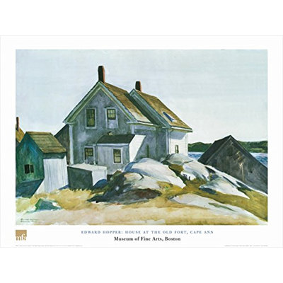 " House At The Old Fort Cape Ann " by Edward Hopper