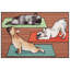 Tapis d'intérieur Balham Downward Dogs-587979345
