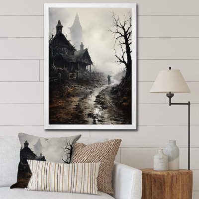 Haunted House In Mystic Sancturary - Art mural paysage