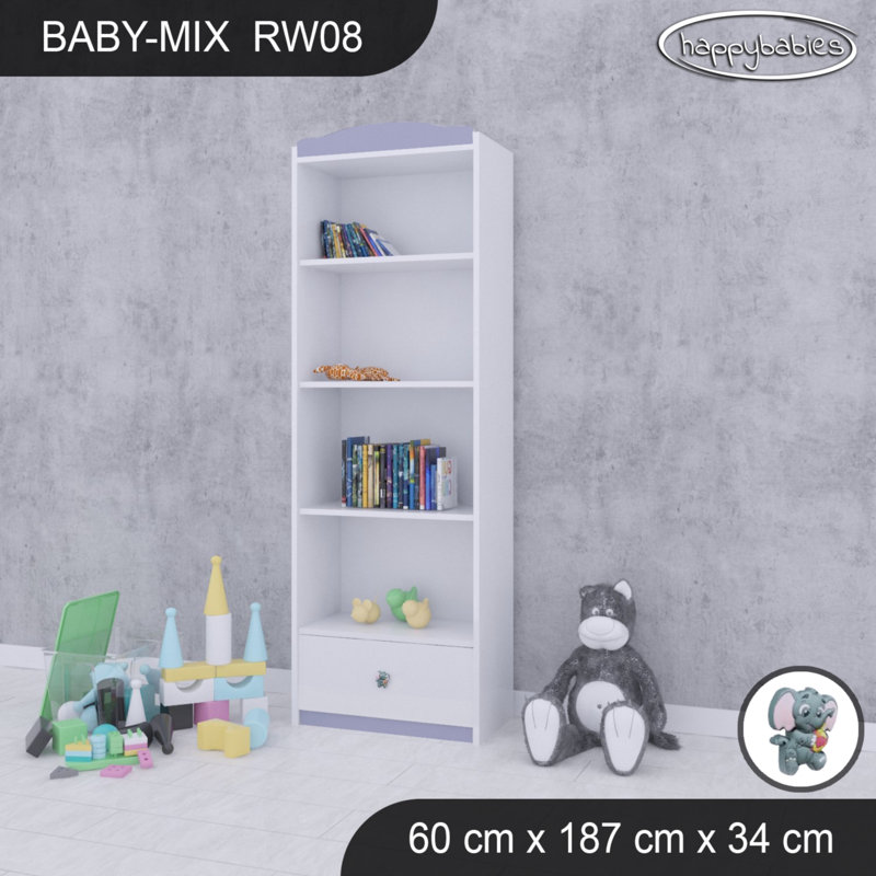 Baby Mix 187cm H Kids Cube, Grey, 187cm H x 60cm W x 34cm D