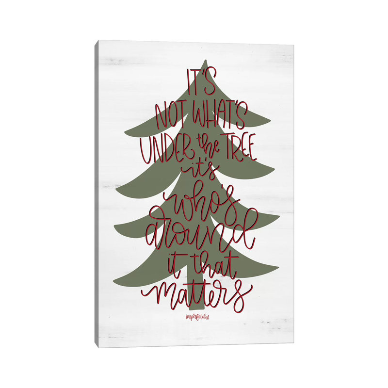 Around the Tree 1 Piece Wrapped Canvas Wall Art, 30.48 cm H x 45.72 cm W