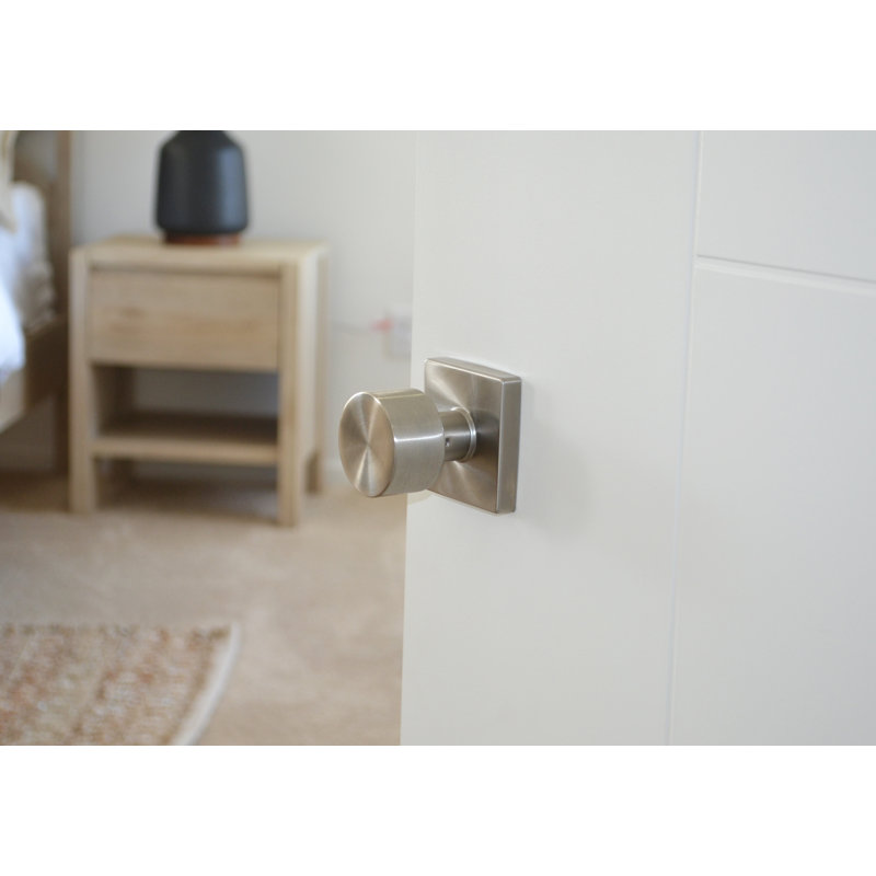 Ensemble de boutons de passage Bergen, Acier inoxydable satiné