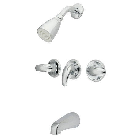 Volume Control Tub and Shower Faucet with Legacy Lever Handles