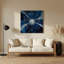 Art mural en métal bleu-1063843675