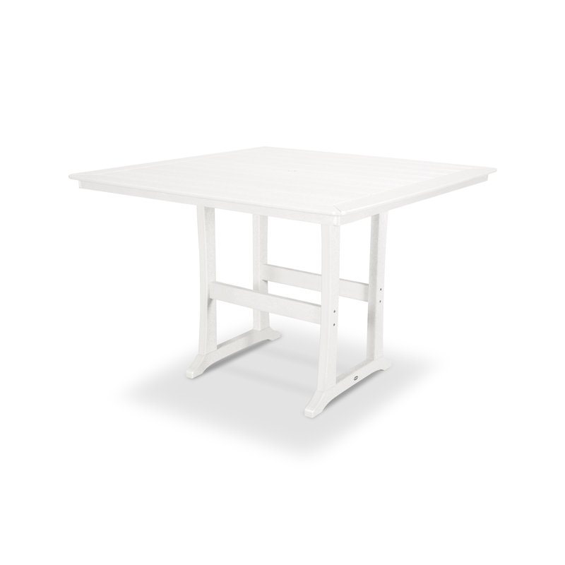 Farmhouse Trestle Dining Table, White
