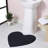 Schoenberger Heart Shape Bath Rug 25"x25"-1621082500