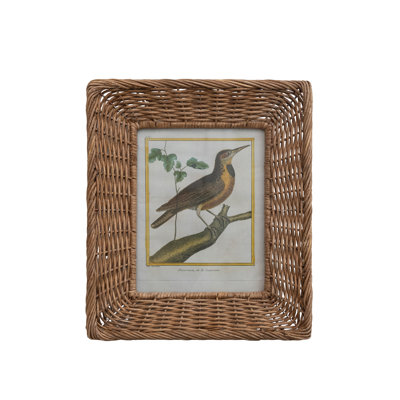 Natural Rattan Woven Keepsake Photo Frame