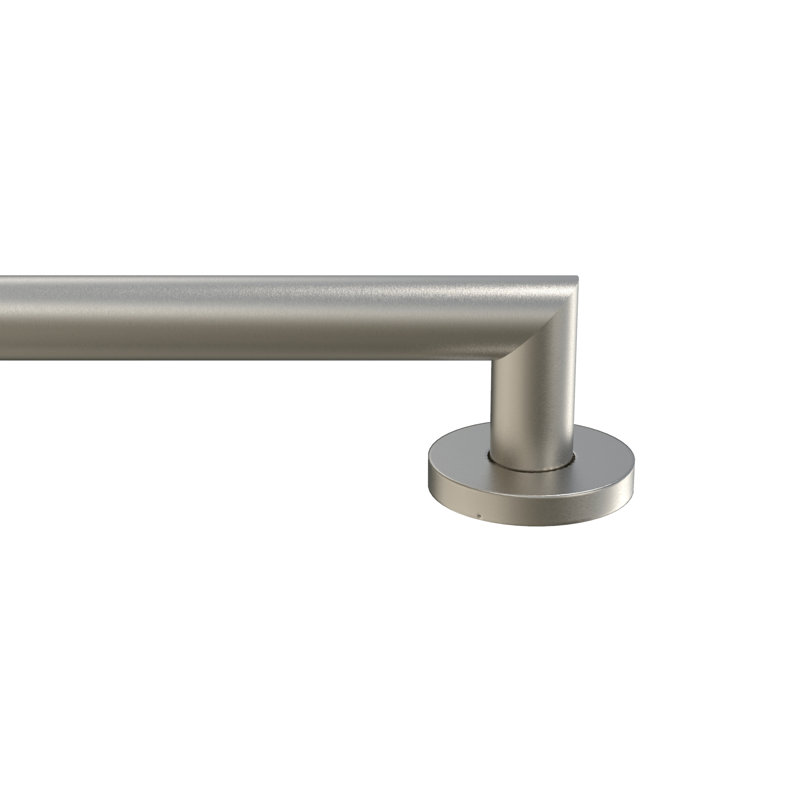 Architectural Designer Grab Bar, 3.5" H x 36" W x 1.25" D, Brushed Nickel
