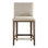 Klemens Upholstered Stool with Solid Wood Frame