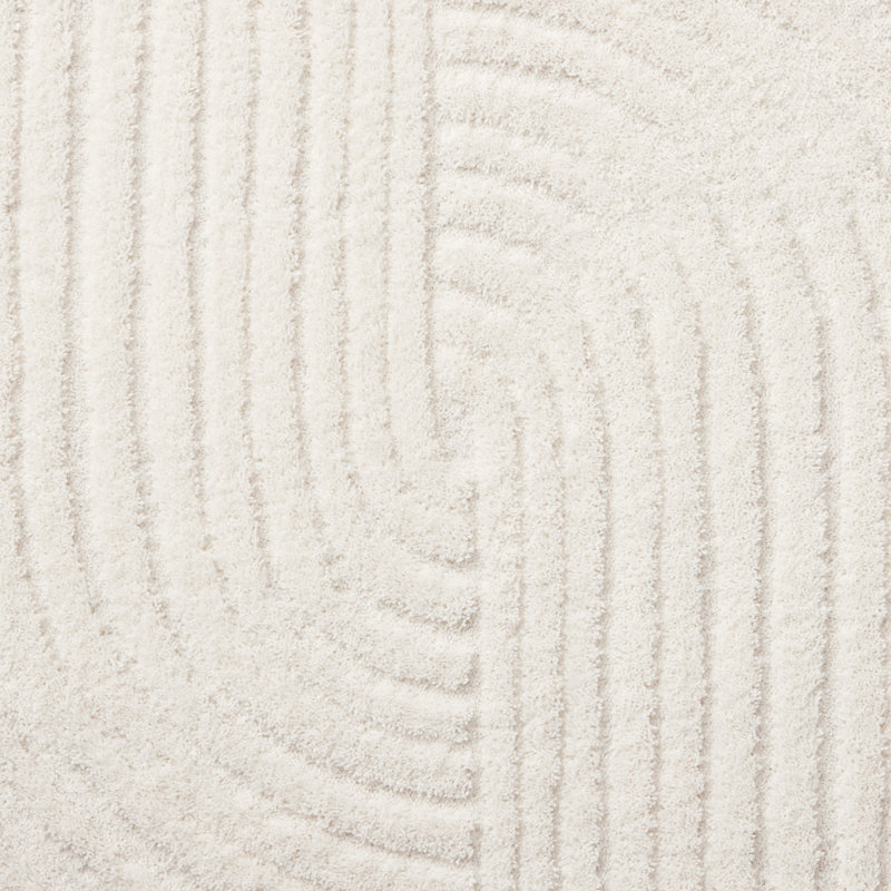 TOWN & COUNTRY EVERYDAY Stone Everwash® Machine Washable Area Rug 6'6x9'2 Ivory, Rectangle 6'7" x 9'2"
