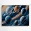 Art mural gris sur métal Space Jupiters