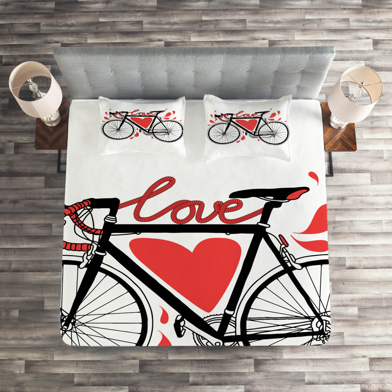 Modern & Contemporary Polyester Coverlet, King Bedspread + 2 Shams
