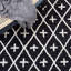 Tapis noir / ivoire Metro 460-626440128