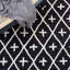 Tapis noir / ivoire Metro 460-626440131