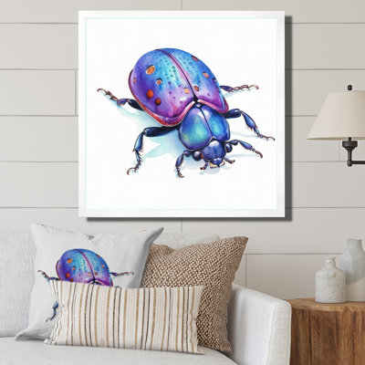 «Cheerful Ladybugs III», reproduction sur toile