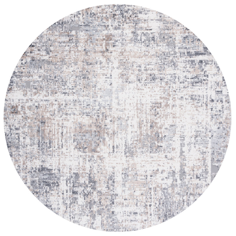 Tapis abstrait Bien-Zachary 100 Performance, Rond 9 pi