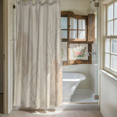 Rideau de douche Boho