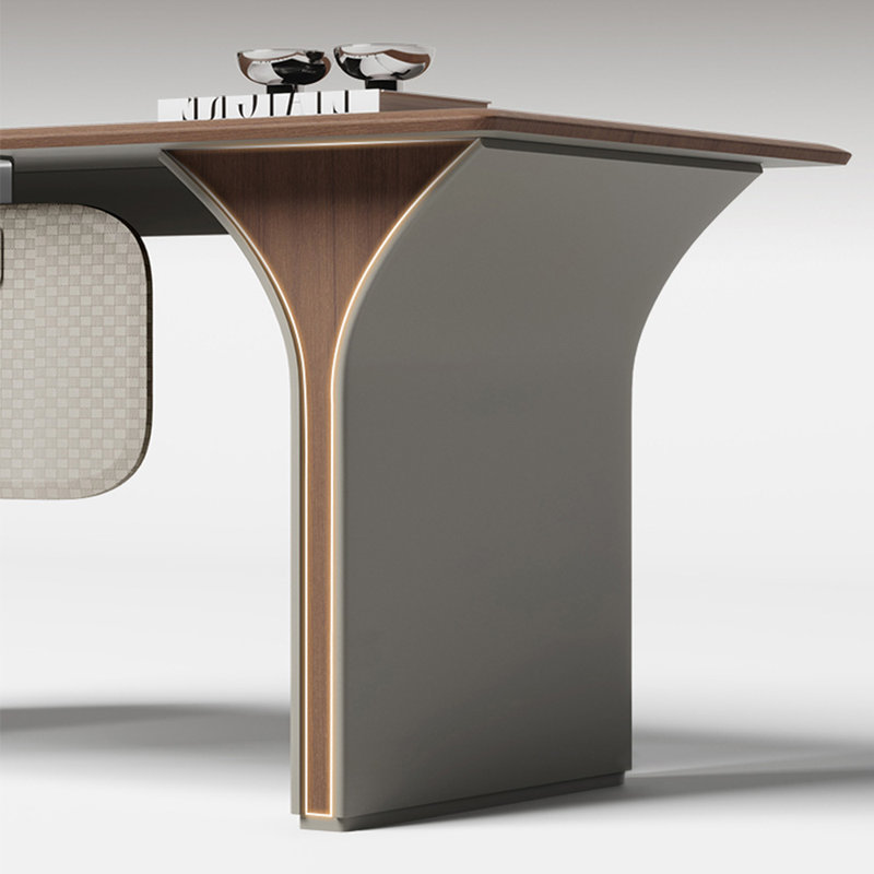 Bureau en bois Advanced Tech, H 29,53 po x l 82,68 po x P 35,43 po