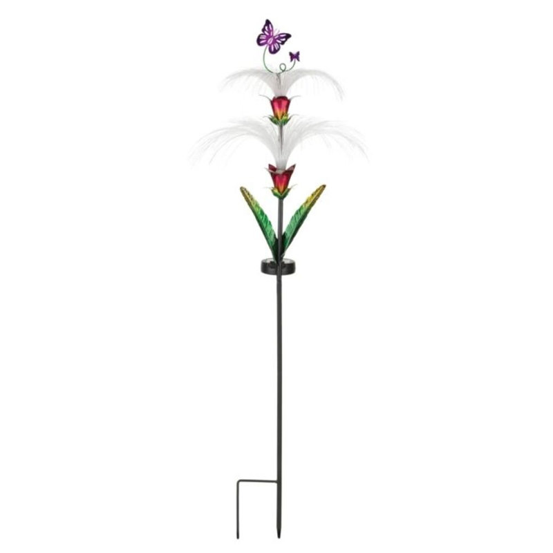 Piquet solaire de fontaine, Papillon