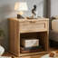 58.5cm W Manufactured Wood Bedside Table