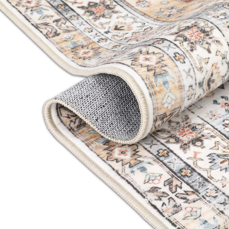 Tapis rétro Boho, Rectangle 9 pi x 12 pi