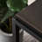 L-Shaped Metal Base Writing Desk