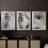 MaskedNotesV  -Custom Framed  Wrapped Gallery Canvas - 3 Pieces