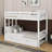 Twin Over Pull-Out Bunk Bed With Trundle-114748436
