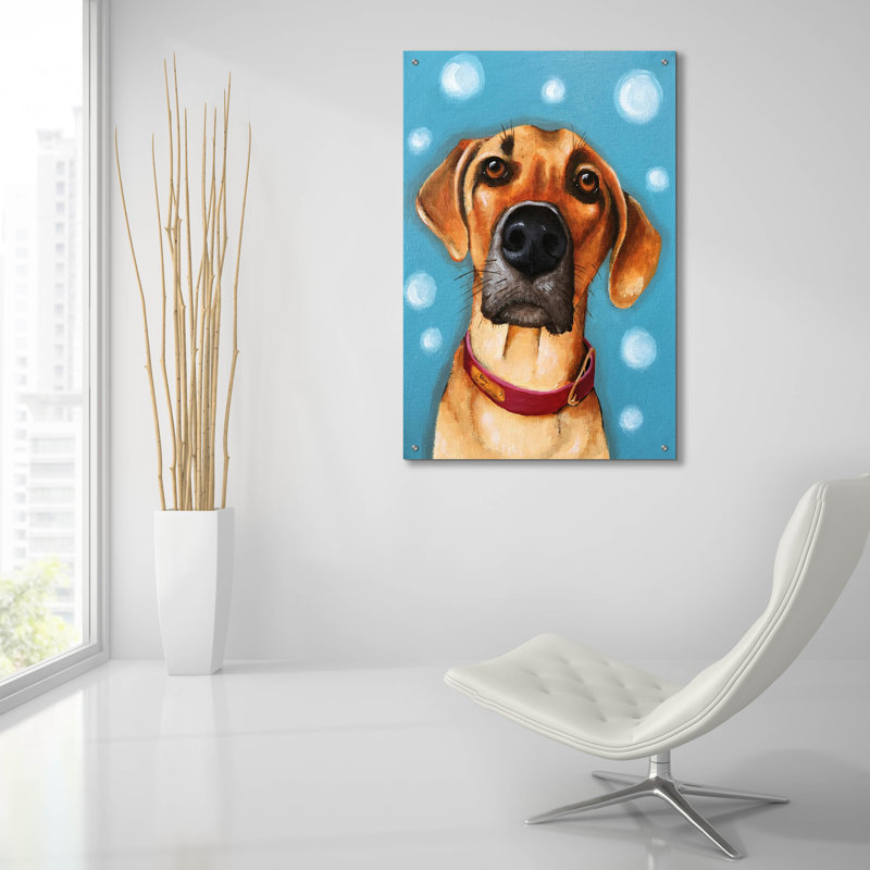 " Simba " by Lucia Stewart, 36" H x 24" W x 0.2" D