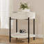 Round Side Table with Storage-1086066844
