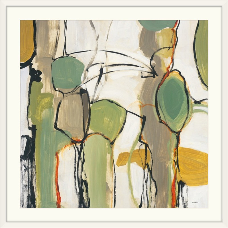 « ii » par robert charon, reproduction d’art Connected, H 35 po x l 35 po x P 1,5 po, Toile