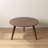 Fjord 29.5"W Solid Oak Small Modern Round Coffee Table-786520227-786520285-779171359