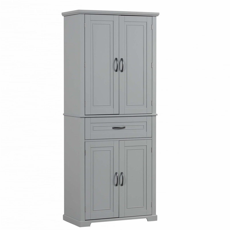 Armoire de rangement pour salle de bain, Gris