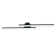 Erika 2-Light 91cm Black LED Semi Flush Mount Ceiling Light 