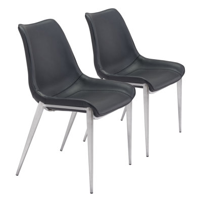 Chaise d'appoint en métal Magnus