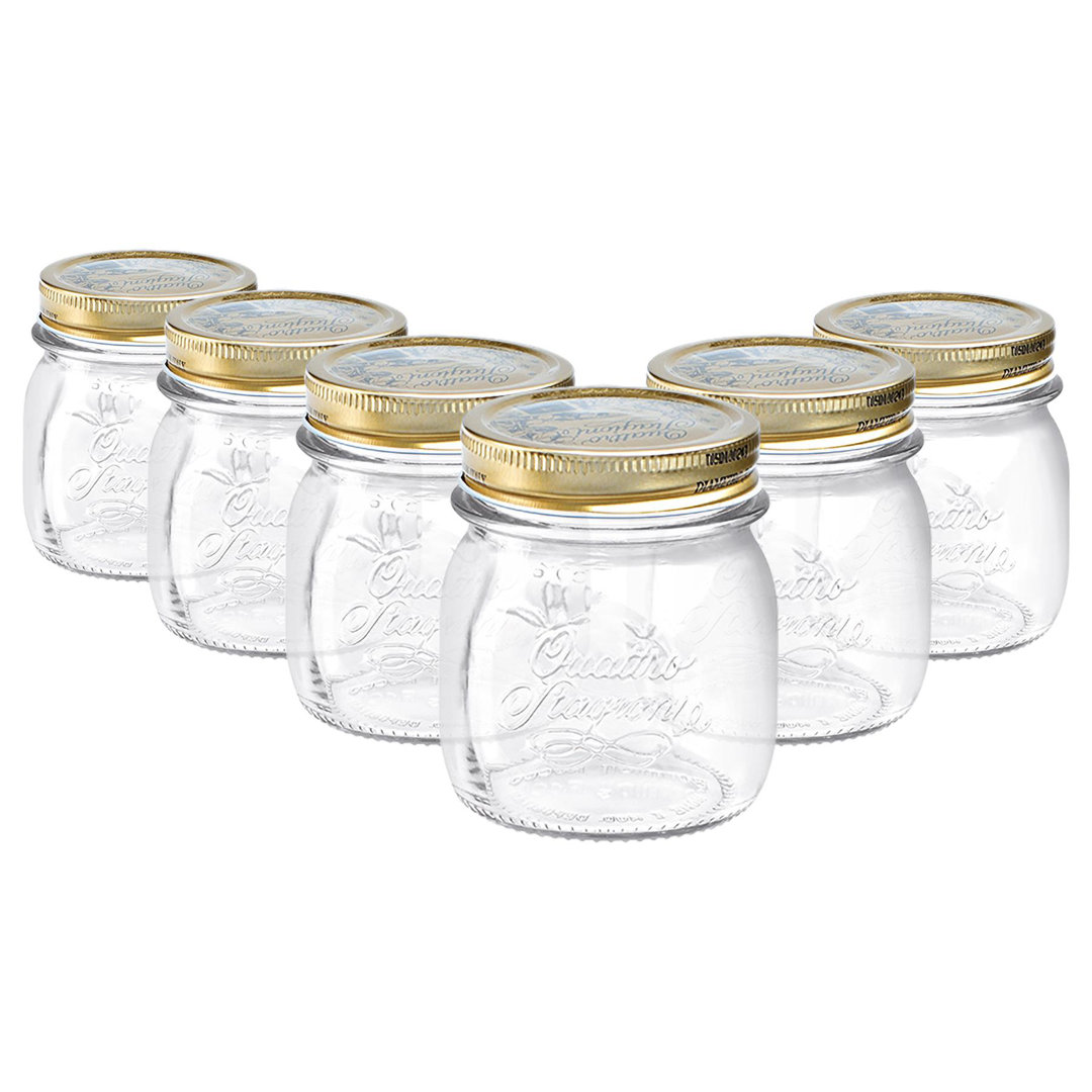 Quattro Stagioni Glass Storage Jars - 250ml