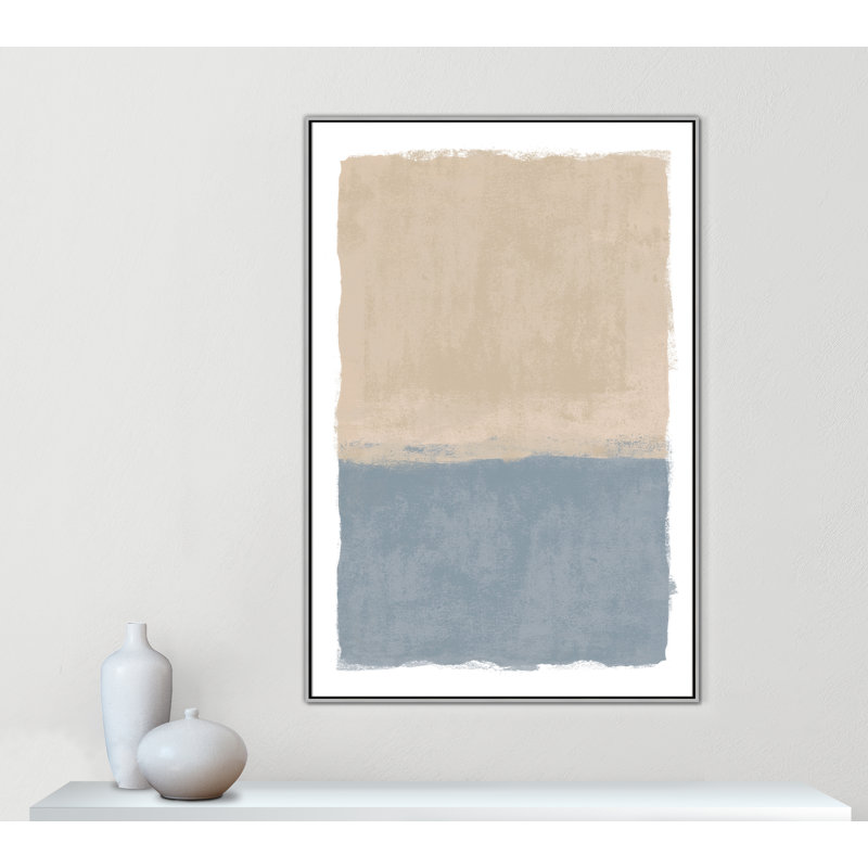 «Beach Dreams II» par Natalie Carpentieri, Flottant argenté, 41.5' W x 61.5' H