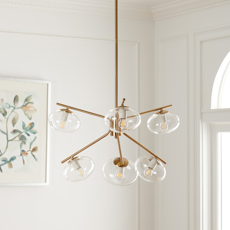 Lustre sphérique spoutnik 6 lumières Vincenza