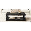 Table basse vintage avec pieds en forme de vase et placage de pin, pour le salon et le bureau-130122333