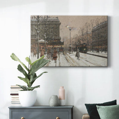 «Vintage Landscape», impression sur toile encadrée