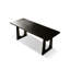 Bureau d'écriture rectangulaire en bois massif noir